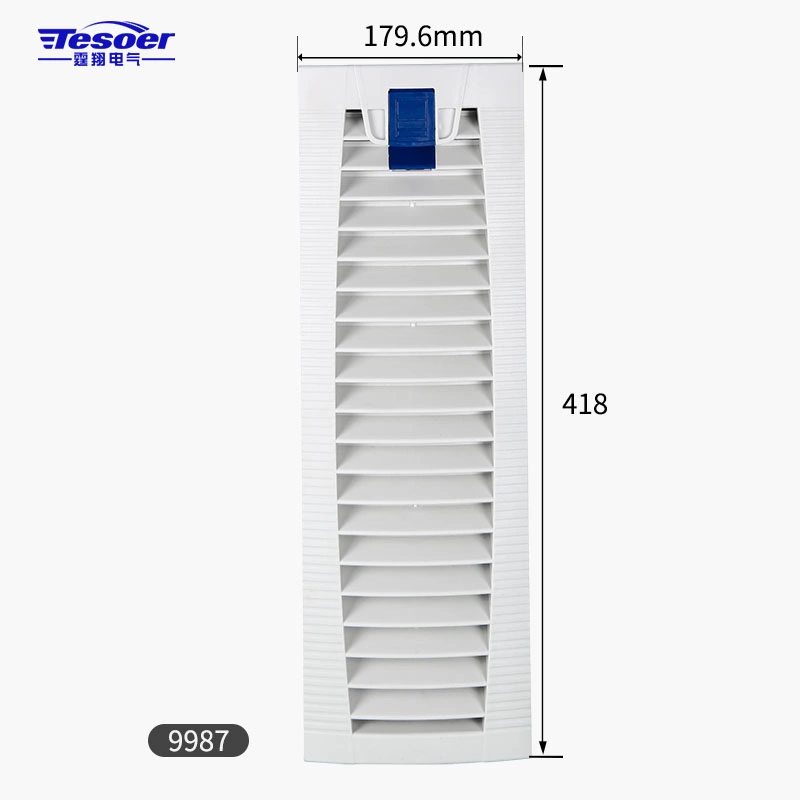IP55 filtro del ventilador del panel de escape para el armario TX9987A.230 179.6X418mm