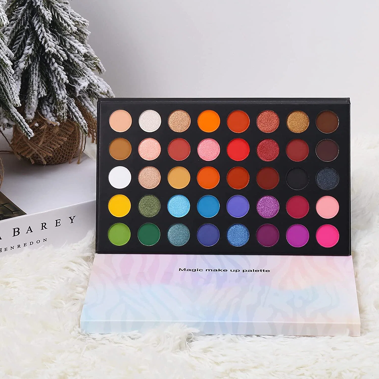 40 Cor olho compõem Eyeshadow Paleta personalizada Eyeshadow Fabricação