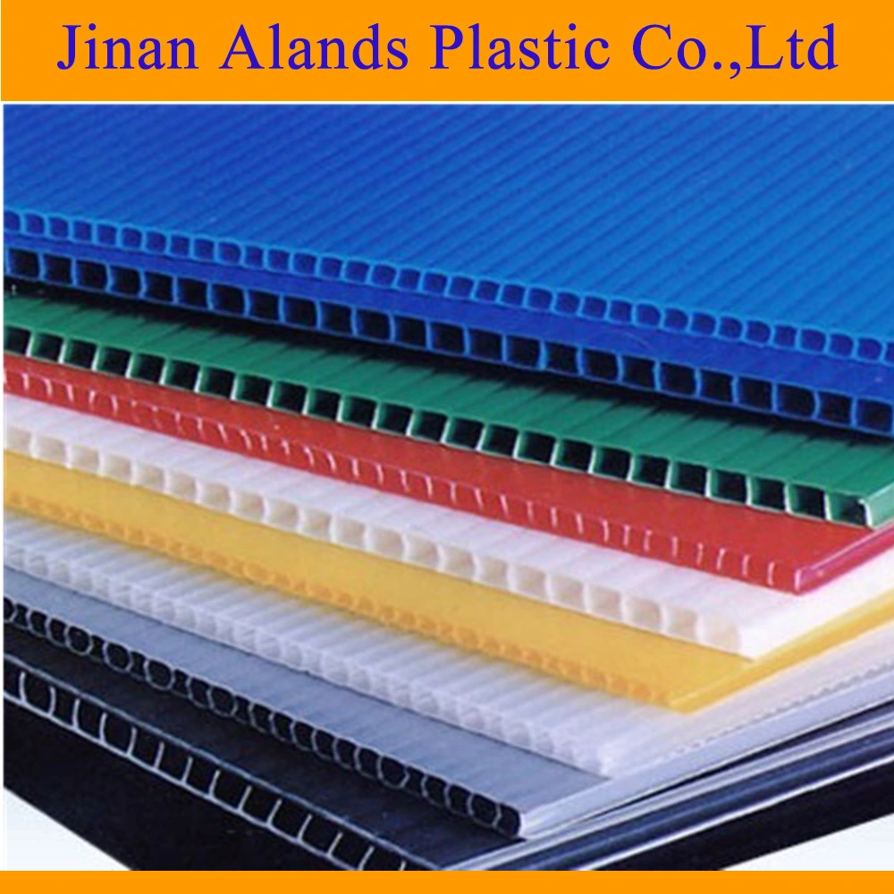 PP Coroplast Polypropylene Material PP ESD Black Sheet Corrugated Sheet