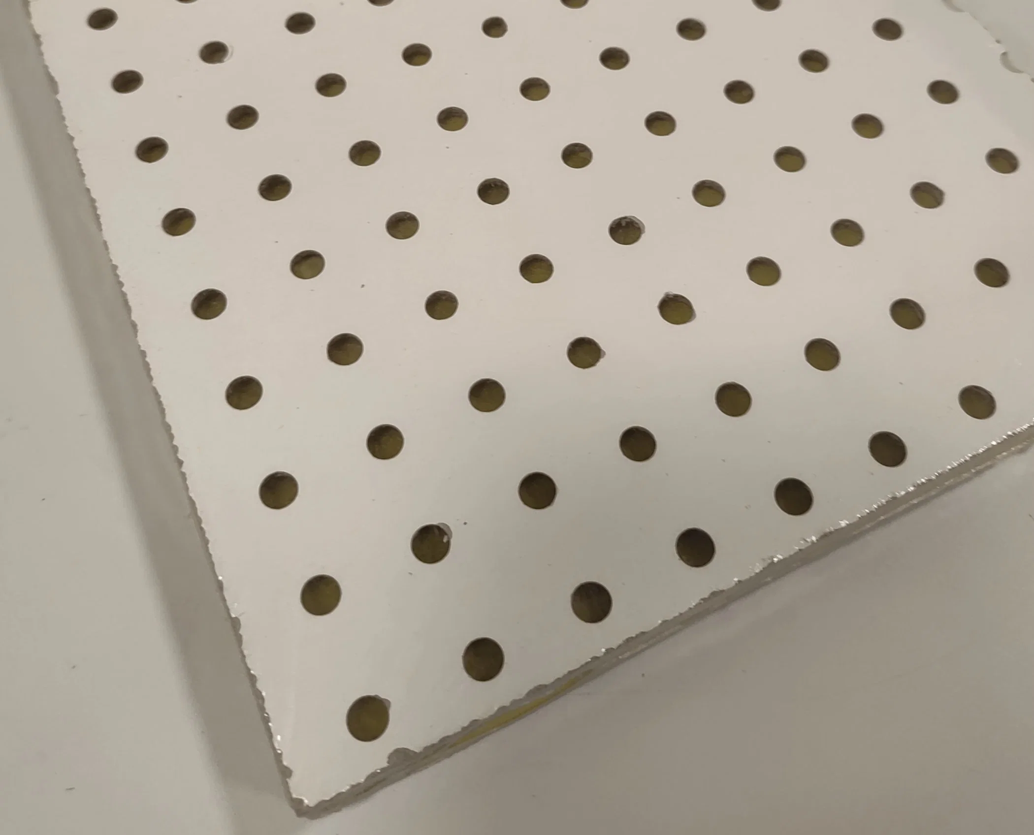 18/18/6mm Perforated Gypsum Board for Wall and Ceiling Sound Absorption Solution