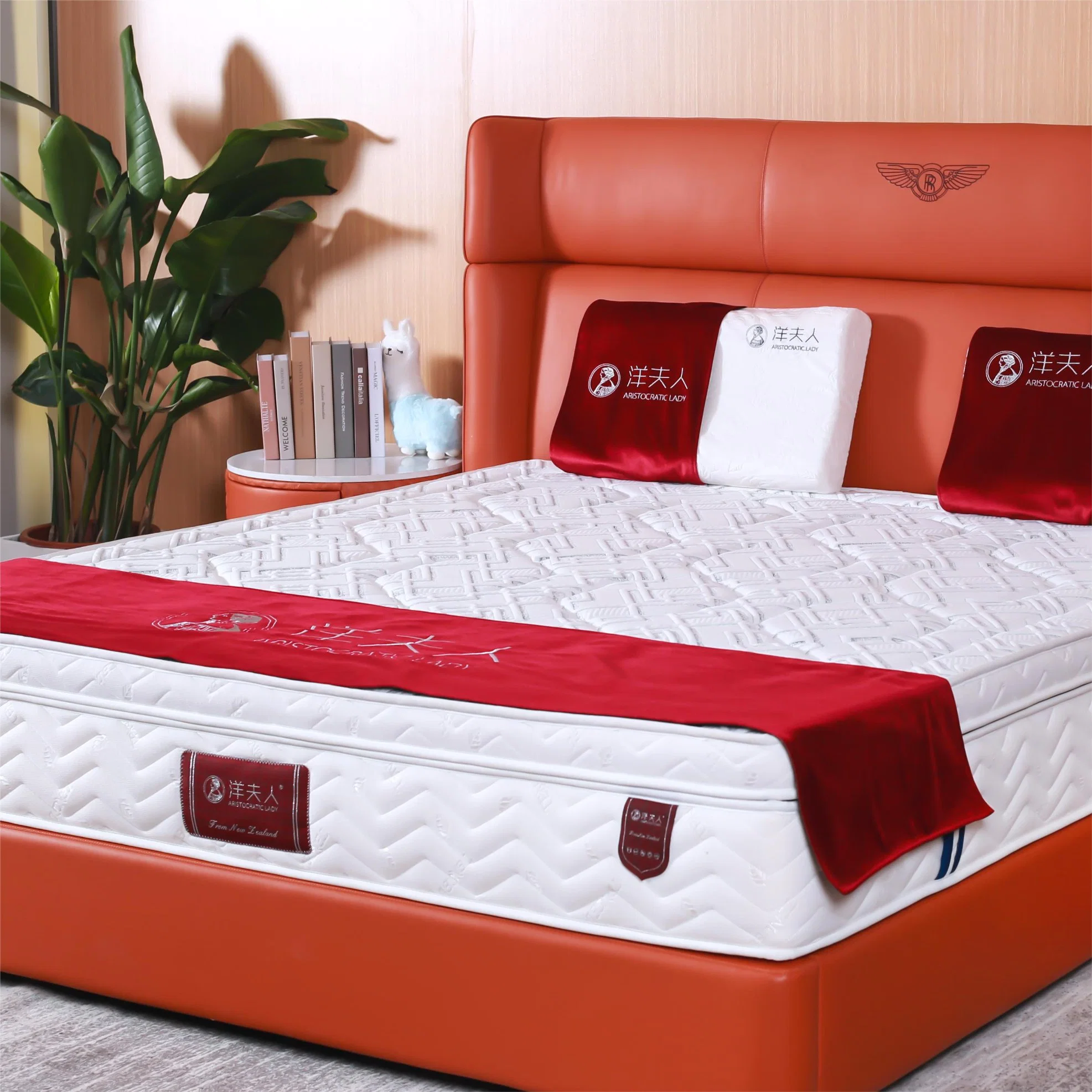 Wholesale/Supplier OEM Pocket Spring Hotel Bedroom Furniture Memory Foam Bed Soft Mattress