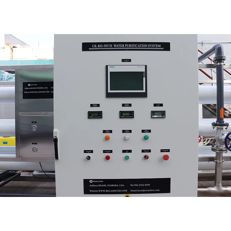 Soluciones portátiles de agua Solar Precio sistema de Osmosis inversa agua potable Tratamiento cloro