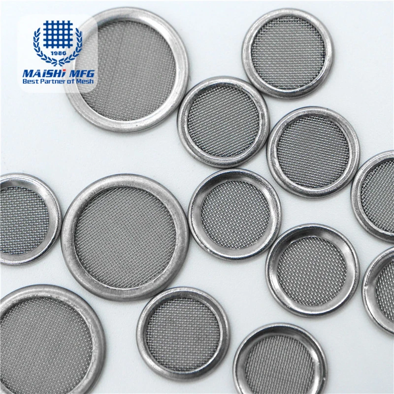 Stainless Steel Metal Rimmed Filter Disc