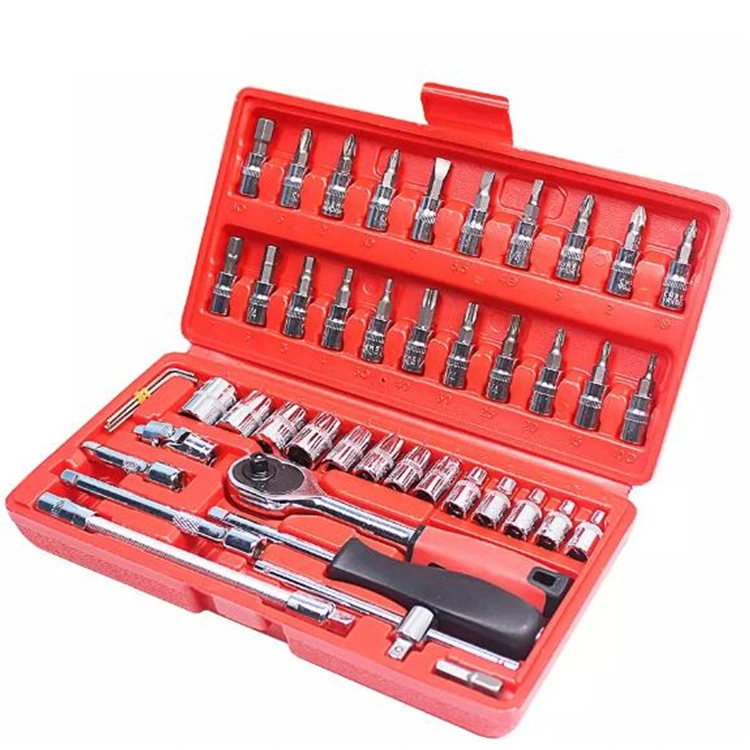 Auto Repair Tools Manual Hardware Wrench Socket Tool Set SRS-46b