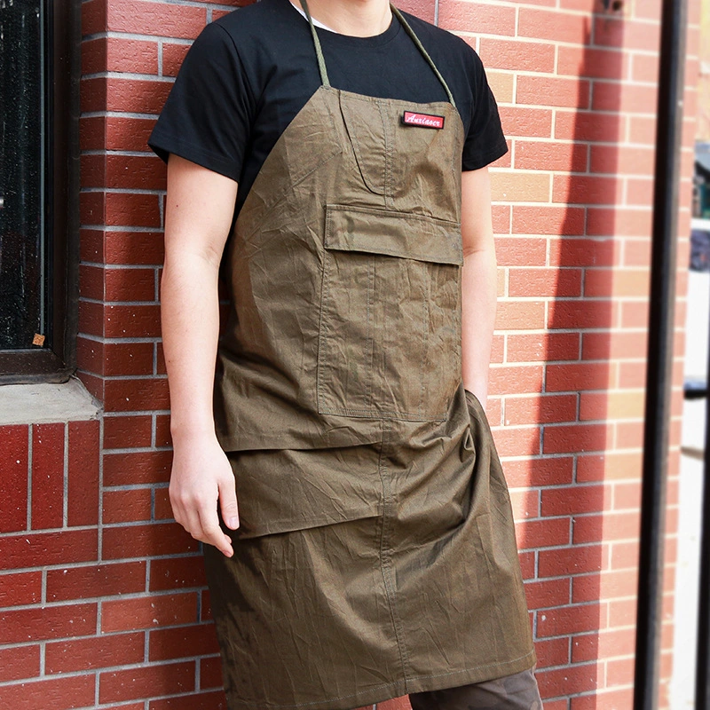 Apron Home Kitchen Printing Logo Barista Gardening Outdoor Wear Workwear Men Hair Stylist Painting Female