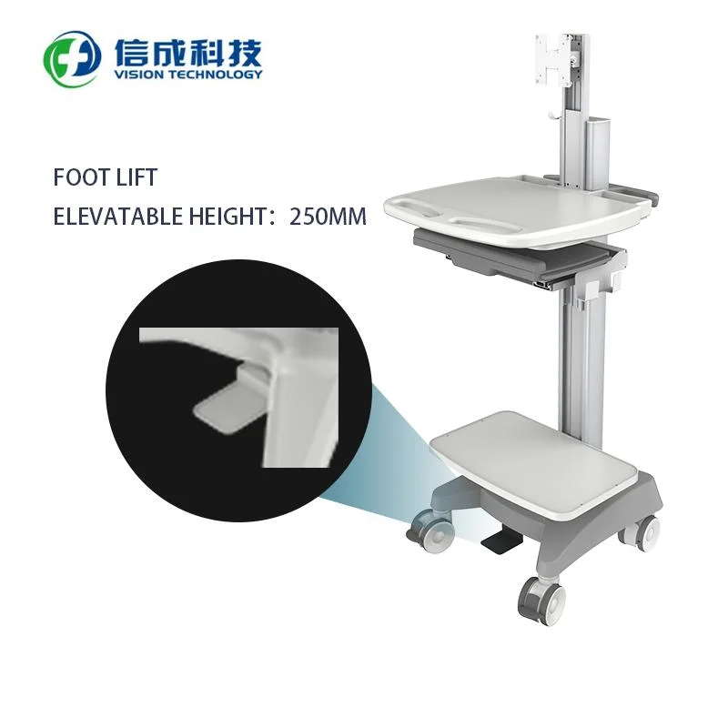 Medical Record Cart All-in-One-PC-Rollwagen auf dem Rad