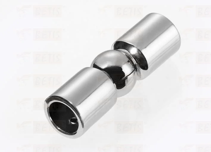 Bathroom Shower-Enclosure Hardware Pipe Fitting 304-Stainless-Steel Support Bar Tube Pipe Connector