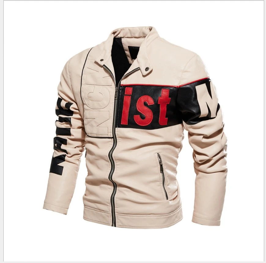 OEM Men's Jacket Motorcycle Clothing Men's Leather Jacket Clothing Customization