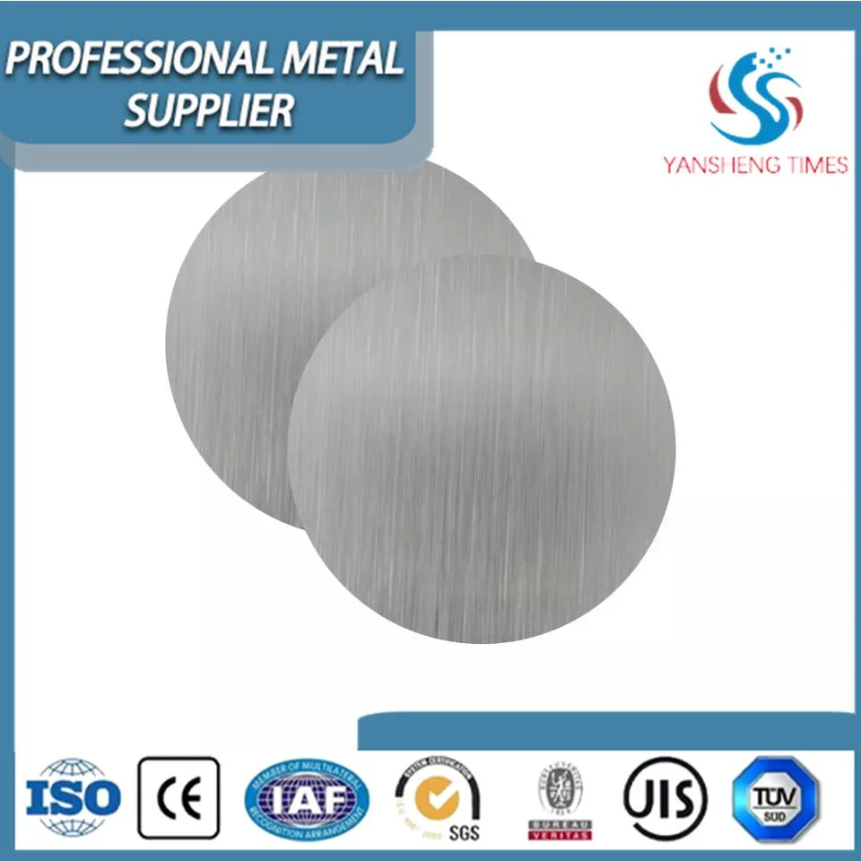 Aluminio disco redondo aluminio aluminio papel reflectante 1050 1060 1100 H14 Círculo de aluminio para Pot