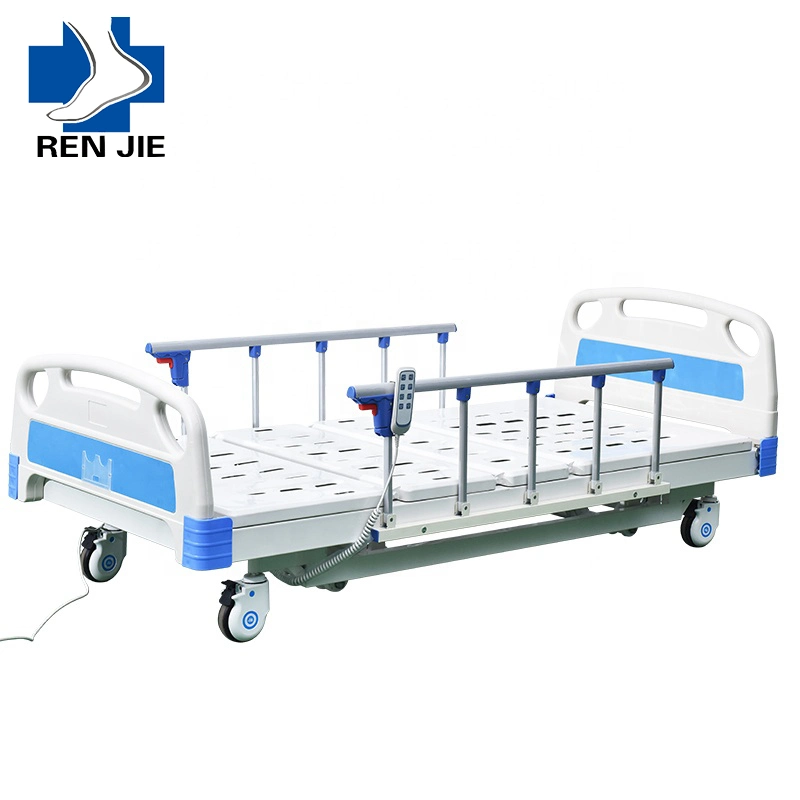 Cheap Price Medical Adjustable 3 Function Electric Hospital Bed for Patient with Casters