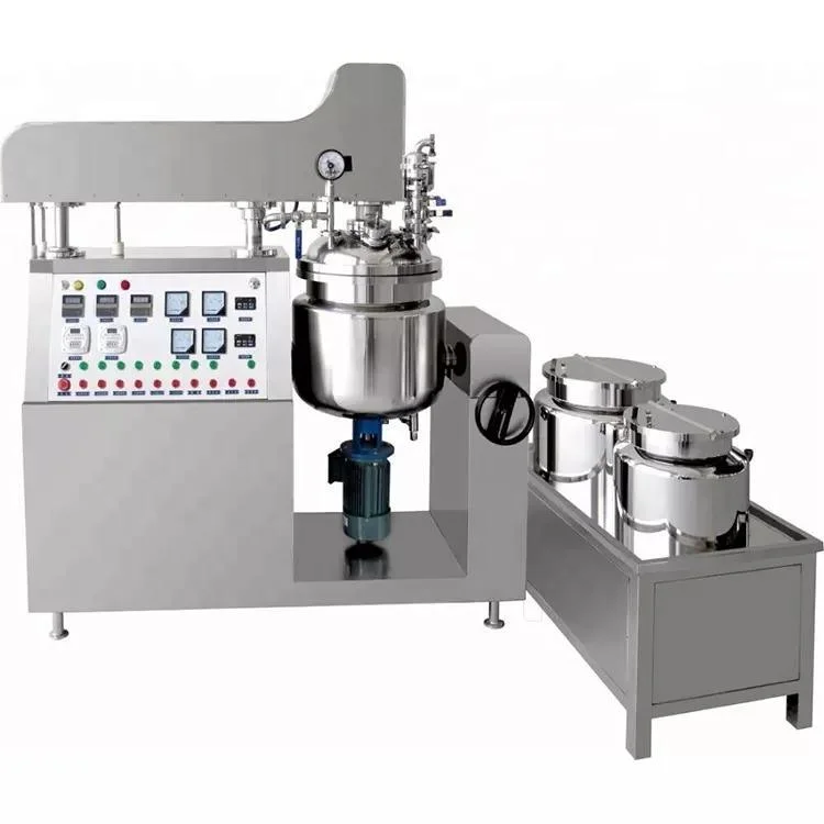 Agitator Kettle with Homogenizer Body Lotion Blending Mixing Tank