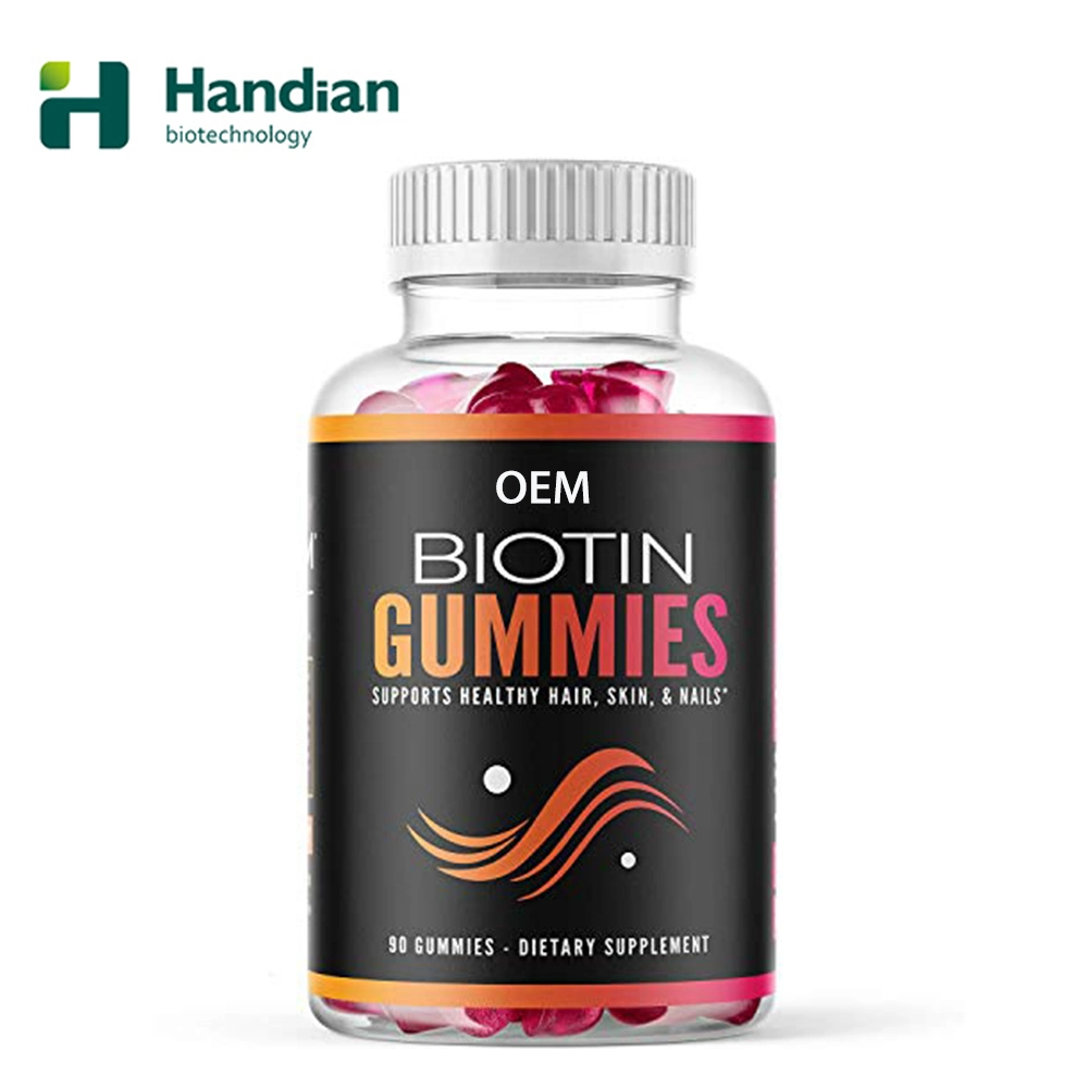 Fabrico de alimentos de saúde os suplementos de vitamina C Vitamina E biotina Gummies pêlos viscosos