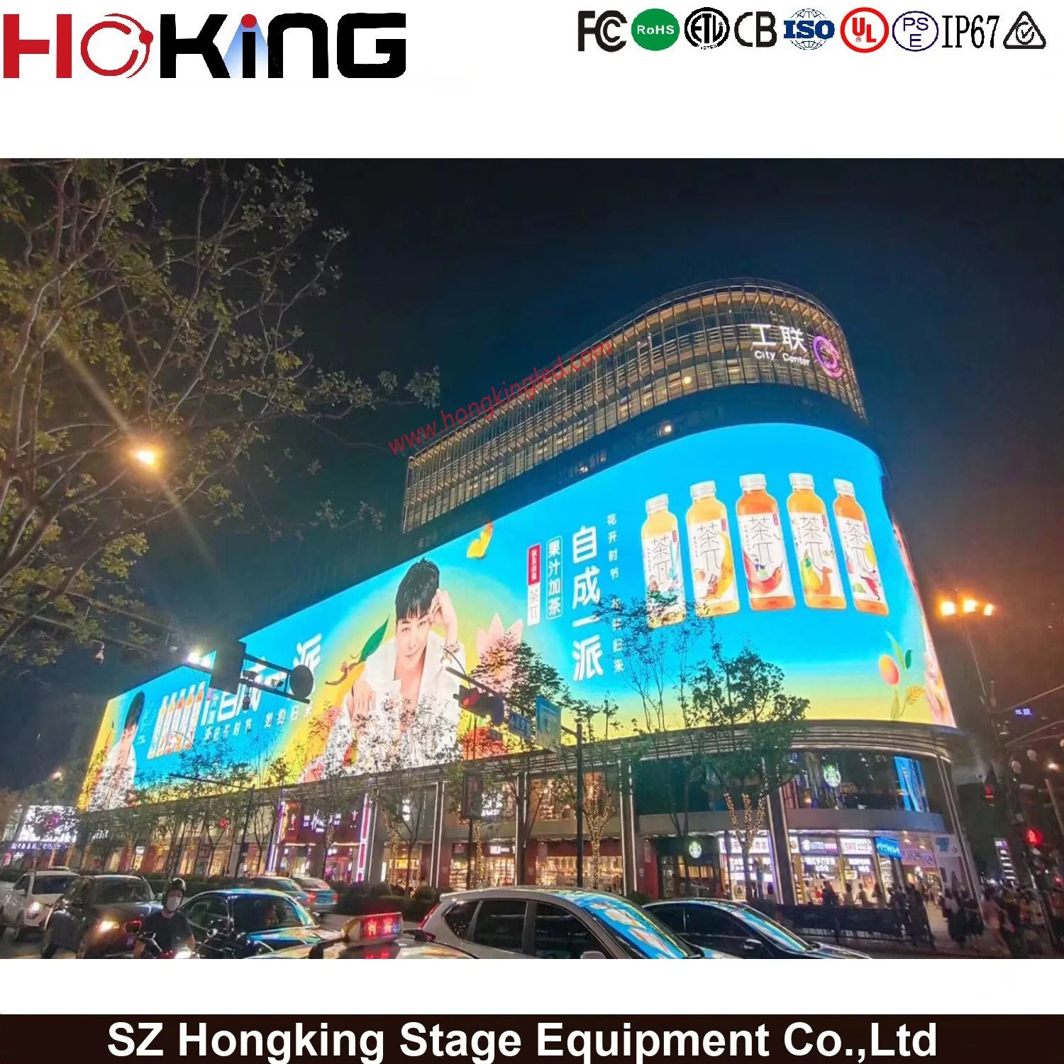 Outdoor Rental LED Screen/Display Panel (P8 P6 P5) 320*160mm