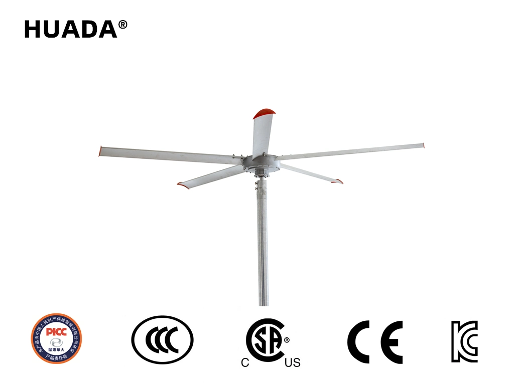 Hvls Natural Wind Vettical Fans for outdoor Square Used