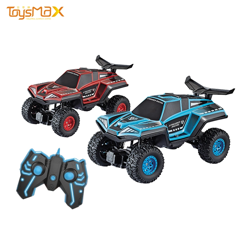 New Arrival High quality/High cost performance  2.4G Four-Way Remote Control RC Climbing Car with Light and Spray Remote Control Toys