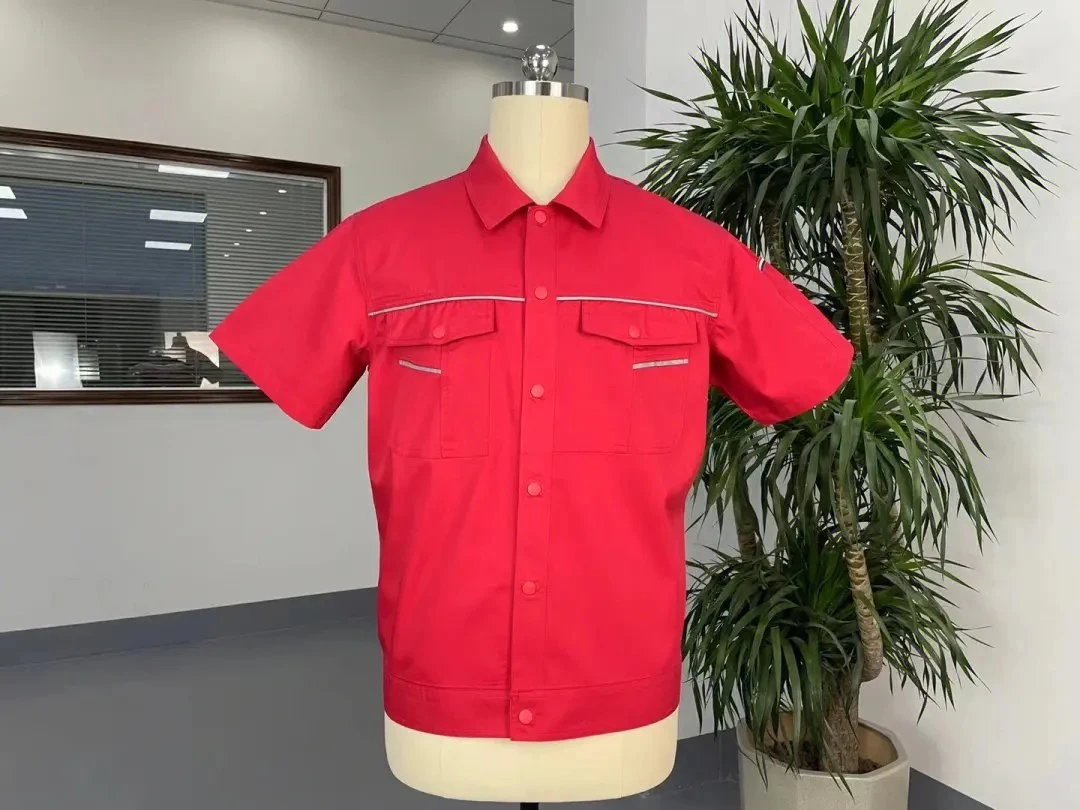 High quality/High cost performance  Best Seller OEM Workuniform Tshirt Safety Work Wear Short Sleeves