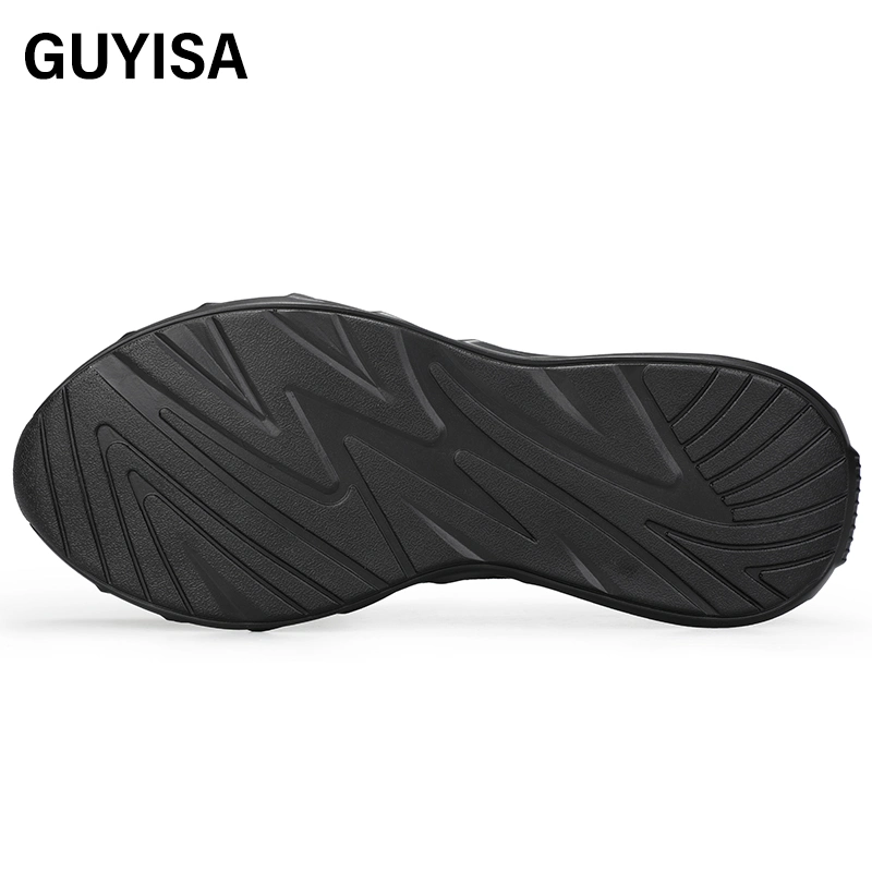 Guyisa Outdoor Fashion Safety Shoes Lightweight Air Cushion PU Outsole Steel Toe Safety Shoes