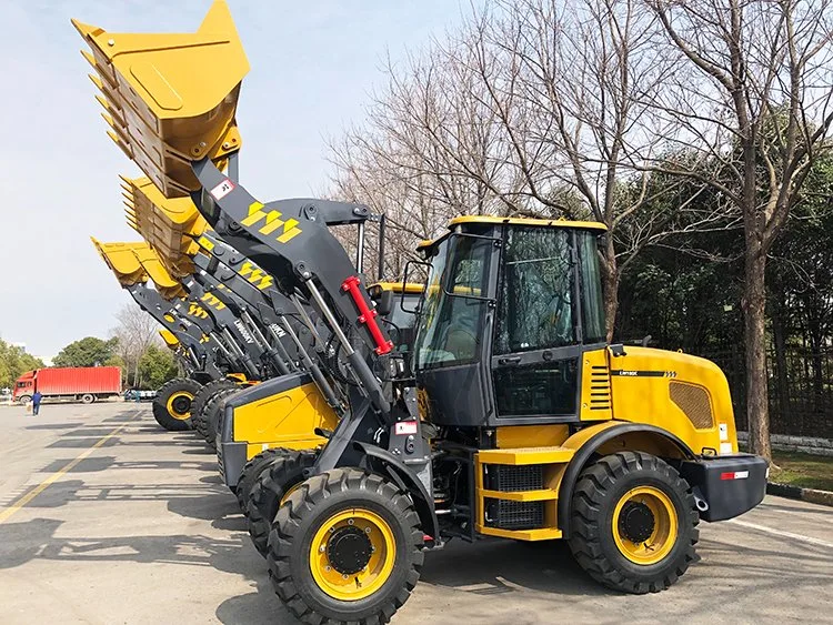 Garden Tractor with Front Loader 1.4ton Mini Wheel Loader Lw180fv