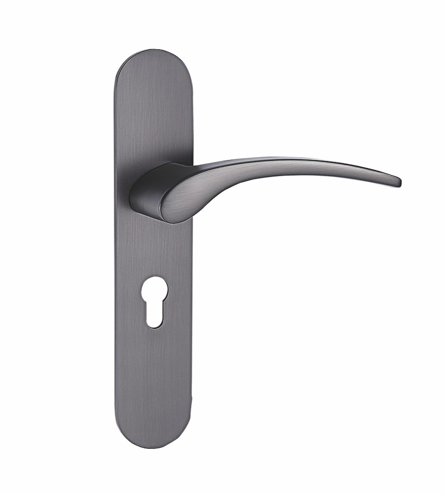 Wholesale/Supplier European Zinc Alloy Heavy Duty Thumb Door Lever Handle with Plate-Pm144-H108