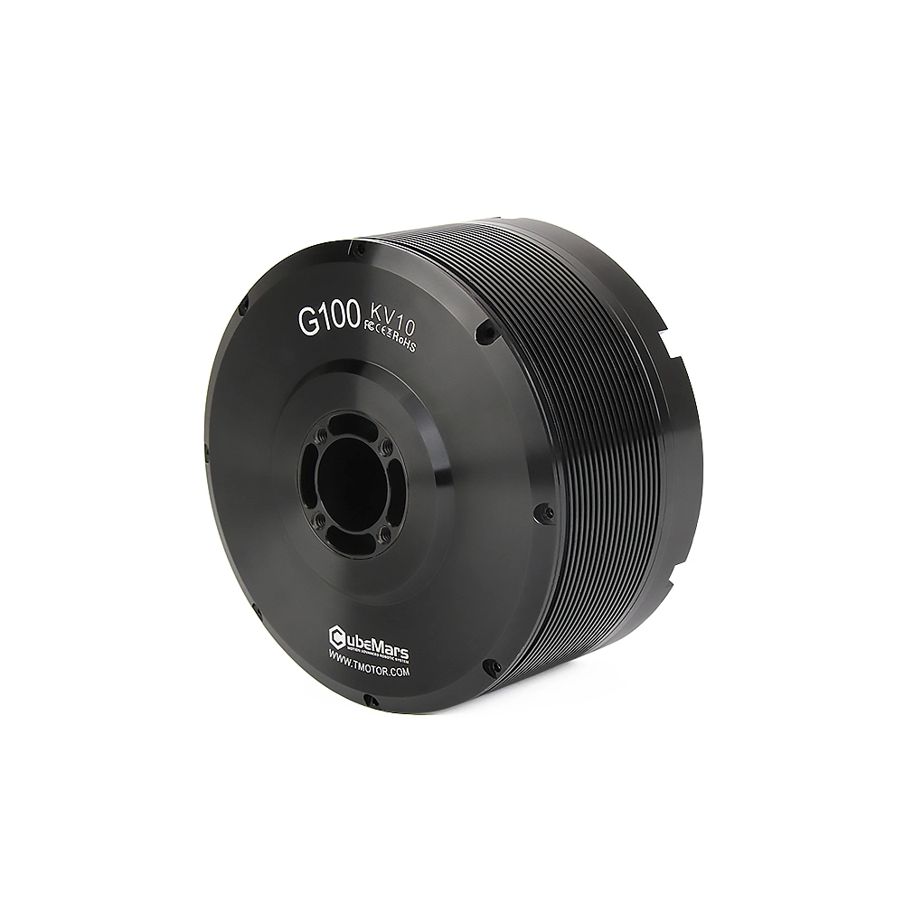 T-Cubemars MOTEUR G100 10kv personnalisée en usine 12V 24V de haute précision moteur brushless à arbre creux cardan pour les véhicules autonomes lidar