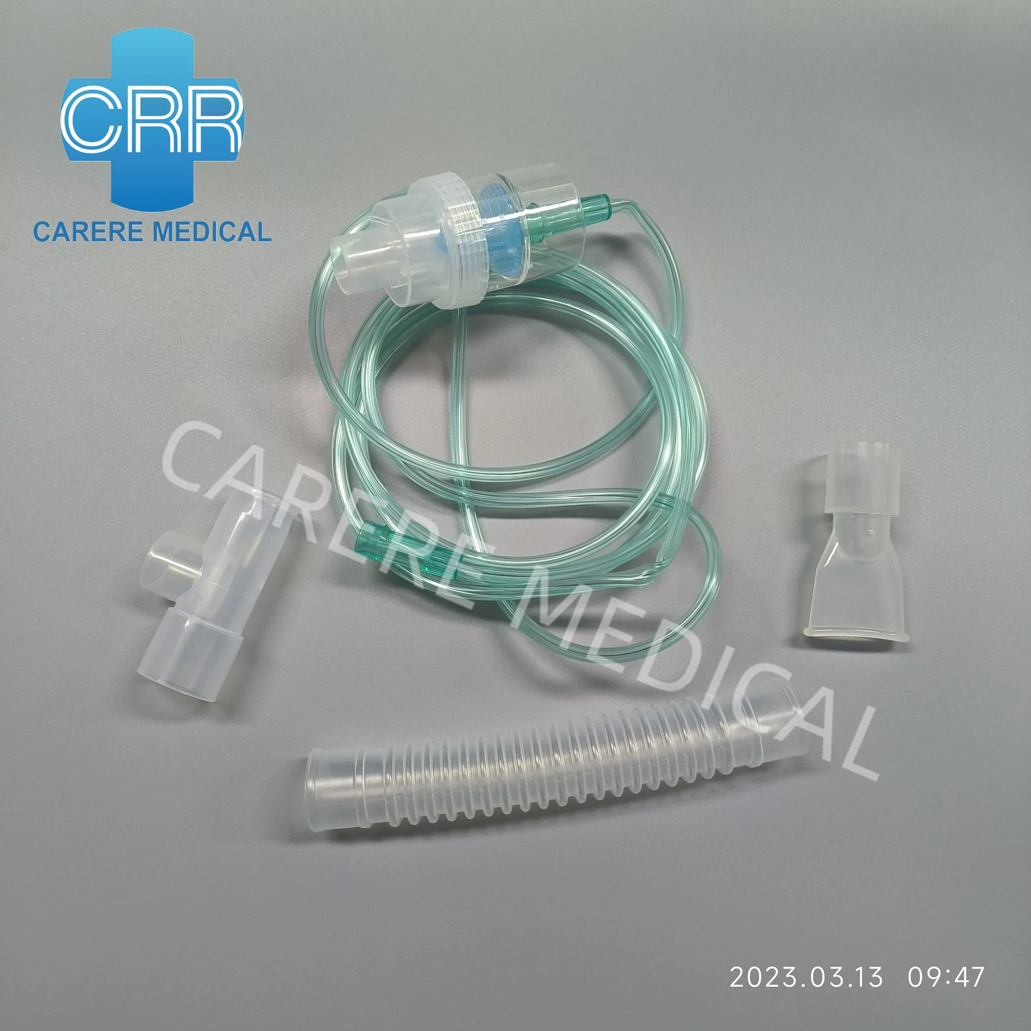 2023 Medical Equipment Use Medical Machine Disposable Jet Nebulizer Set with Mouth Pieces and Tube Surgical Supply Nebulizer Kit for Hospital Equipment