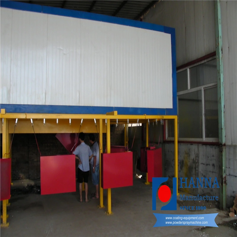 High quality/High cost performance  Coat Equipment Wrought Iron Sprayed Powder Coating Line