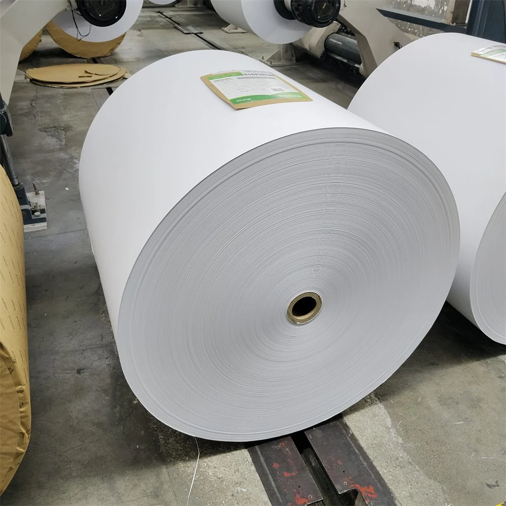 Printing Offset Paper Rell 70*100cm White Woodfree Paper in Rolls 68GSM