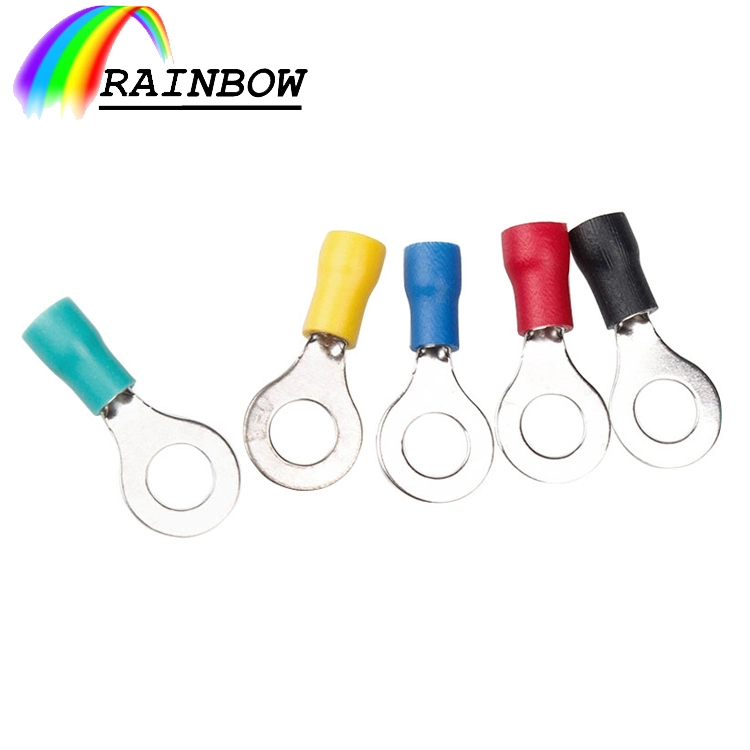 Bottom Price Accessories Yellow/Blue/Red RV Insulated Copper/Brass Cable Lug Electric Crimp/ Pre-Insulated Ring Terminals/Connectors