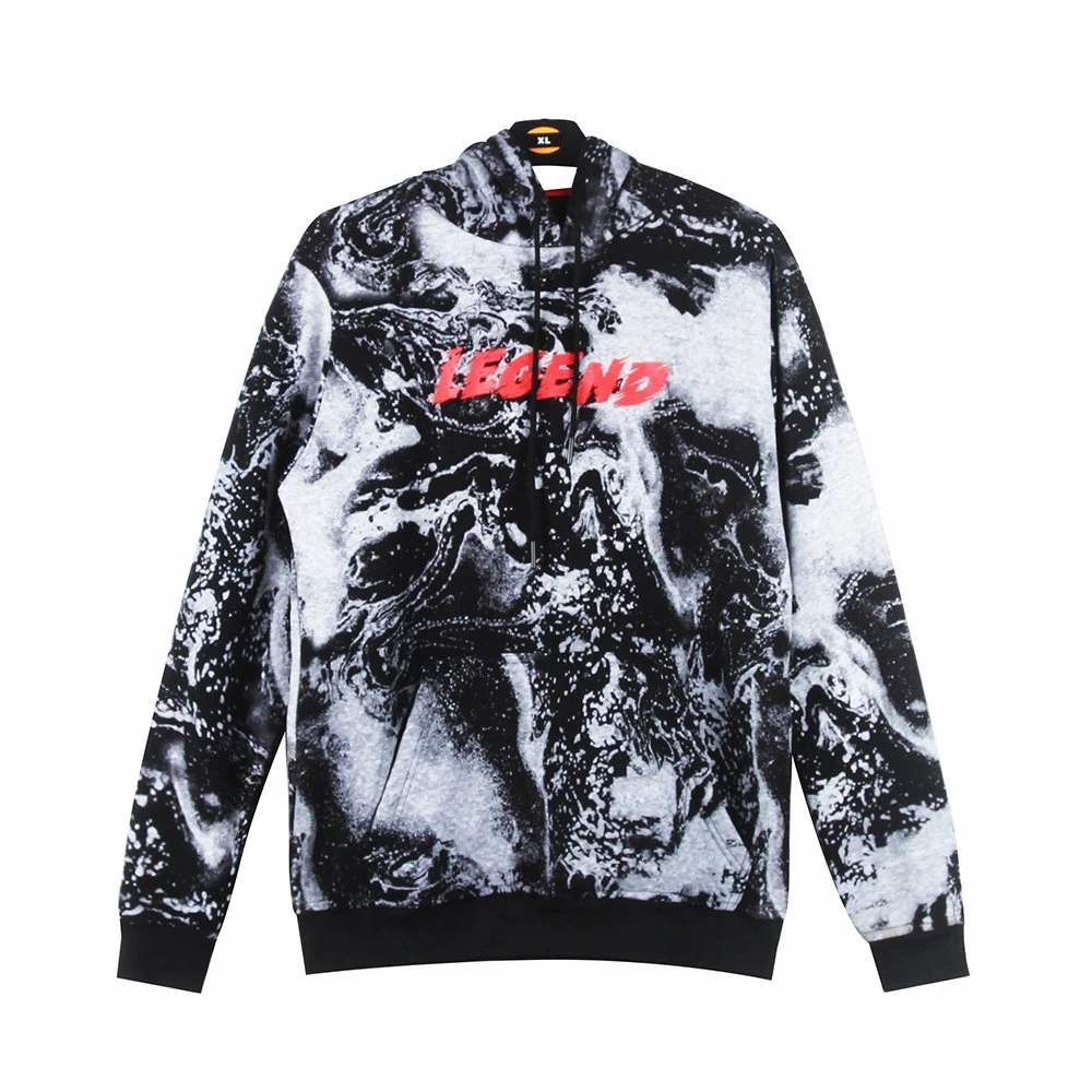 Stockpapa Men's Very Cool Allover Print Hoodies Overrun Stock