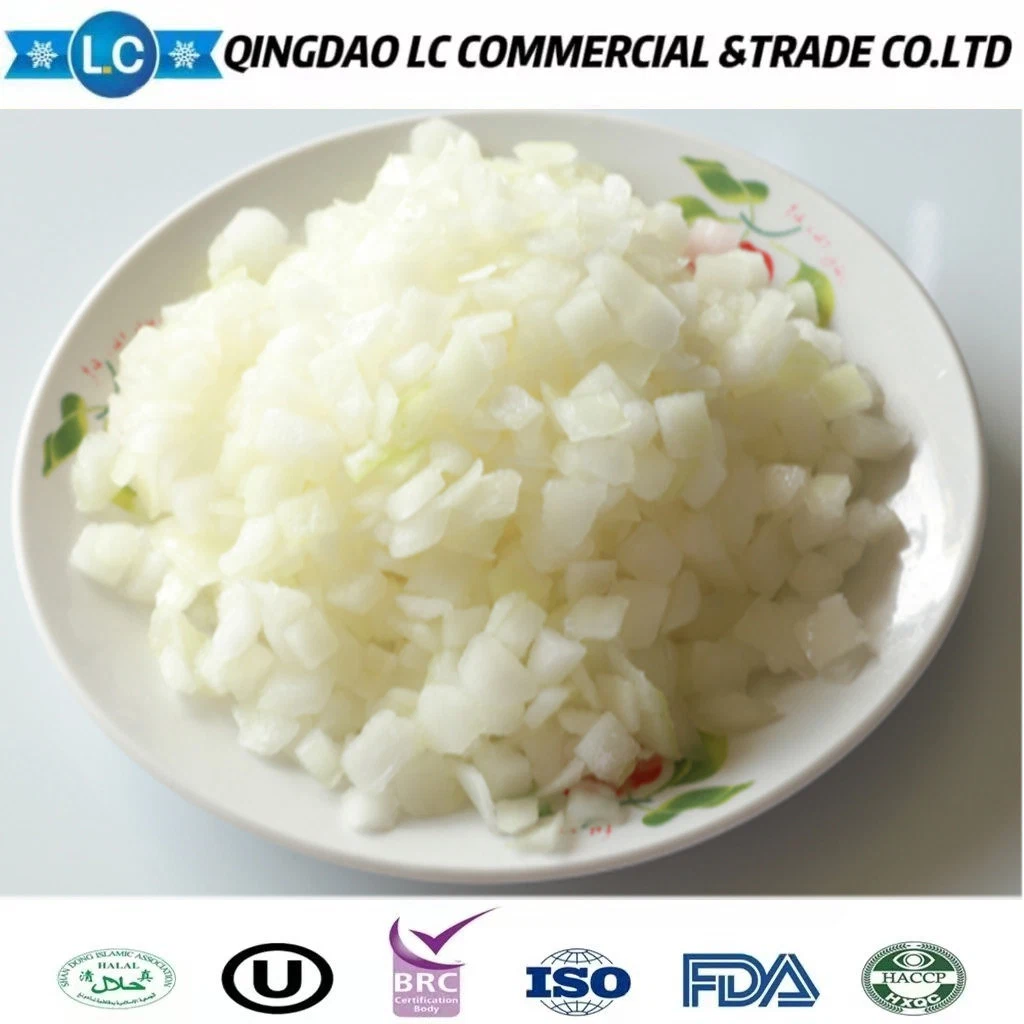 IQF Exporters Wholesale/Supplier White Frozen Diced Onion of Import Price Ton