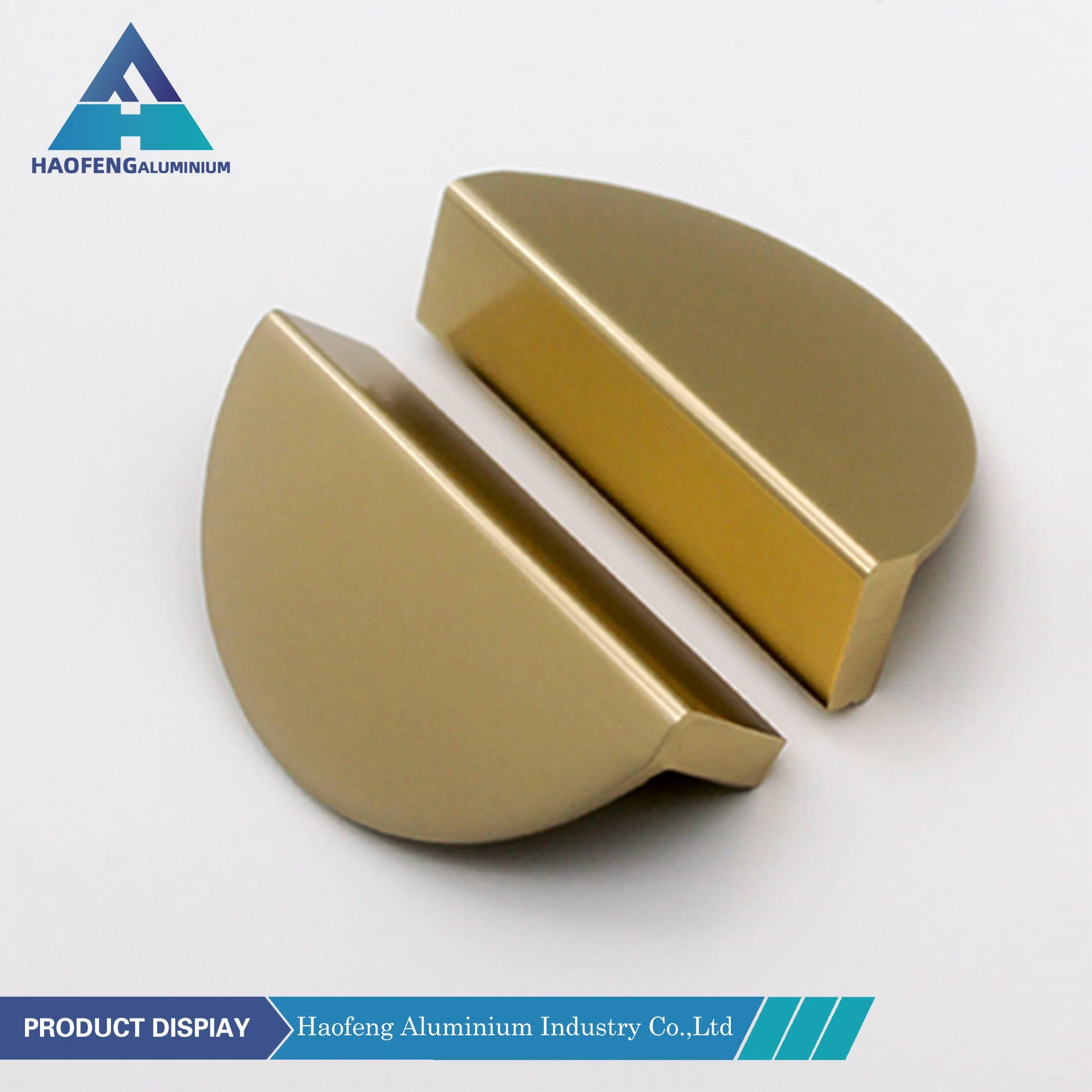 New Nodic Style Half Moon Round Aluminum Drawer Pulls Curcle Cabinet Handles Gold Other Furniture Hardware for Bathroom