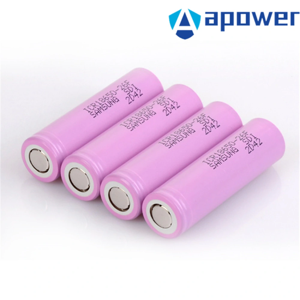 High Capacity Rechargeable 2600mAh Icr18650 3.7V Li- Ion Battery for Camera