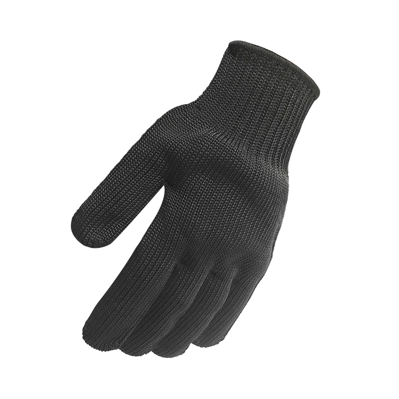 New Black Anti-Cut Glove Cut Resistant Knitted Anti Cut Gloves Protect Hands