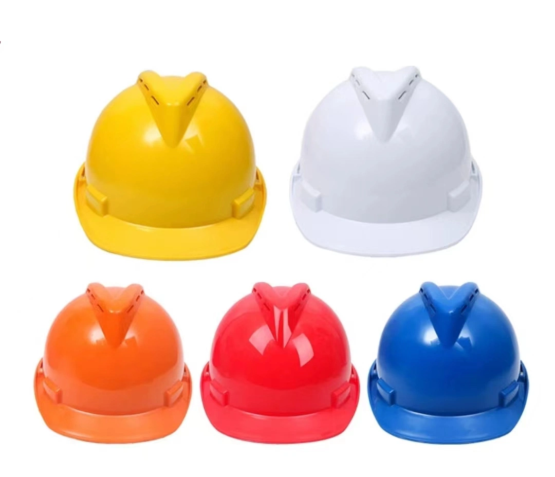 Yellow/ White/Red Vented ABS Helemts Hard Hats Safety Construction Industrial Safety Helemts