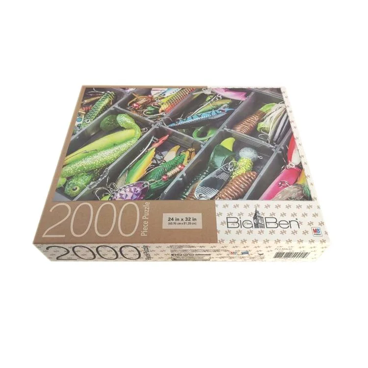 Custom adultes 2000 Pièces d'impression personnalisé Puzzle 1000 2000 Pièces d'adultes jeu de puzzle fabricant de papier