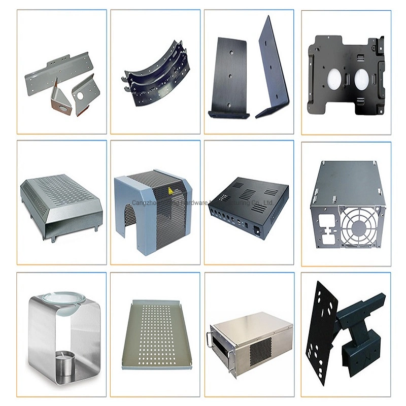 Made in China Custom Sheet Metal Parts Electroplating Galvanized Plate Sheet Metal Fabrication Shells and Enclosures Battery Case