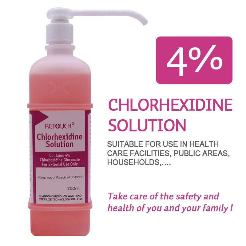 4% Chlorhexidine Surgical Hand Disinfectant Hand Soap Liquid for Hospital