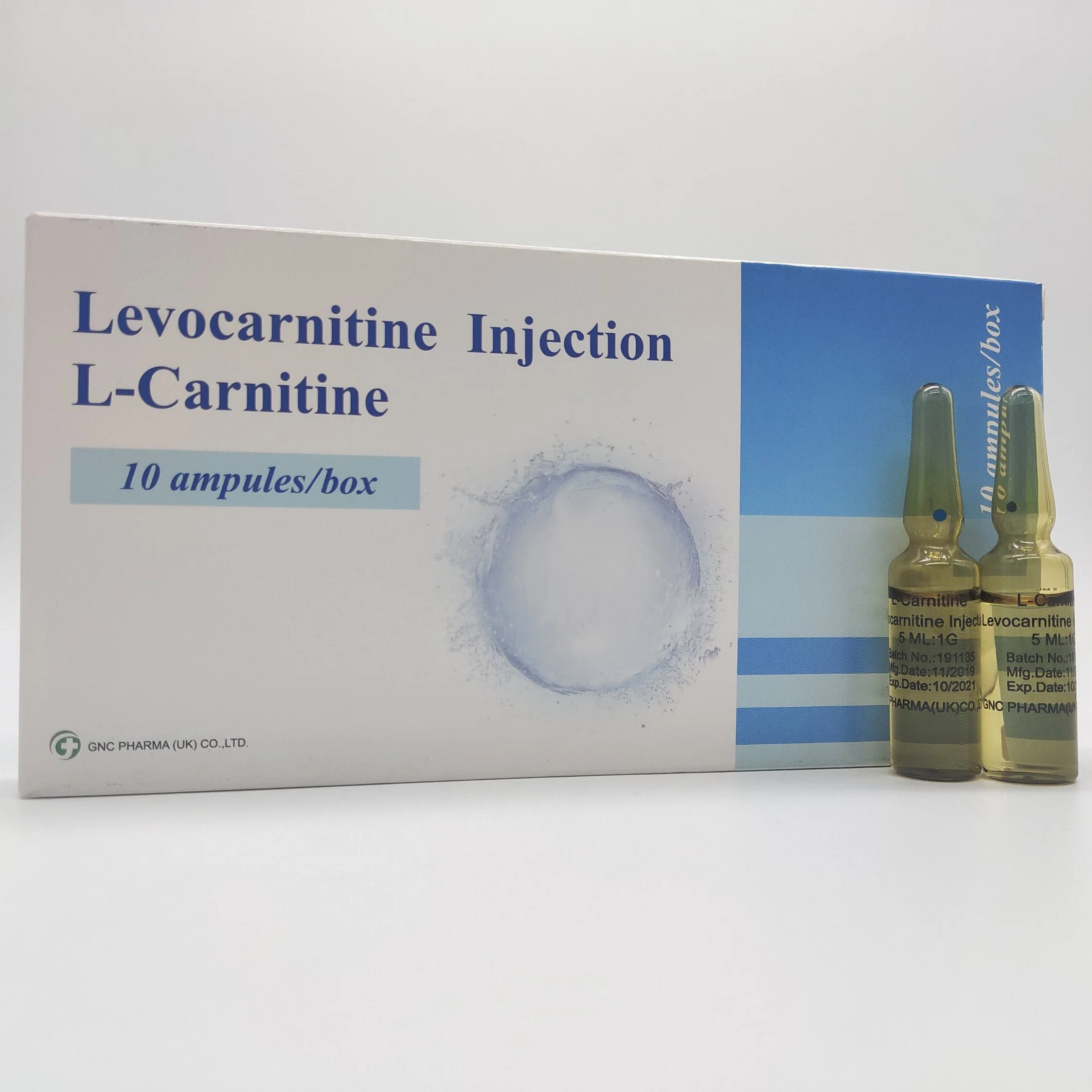 Perdre du poids de la mésothérapie taux sérique de L carnitine avec 5 ml d'injection*10flacons dans la couche de graisse