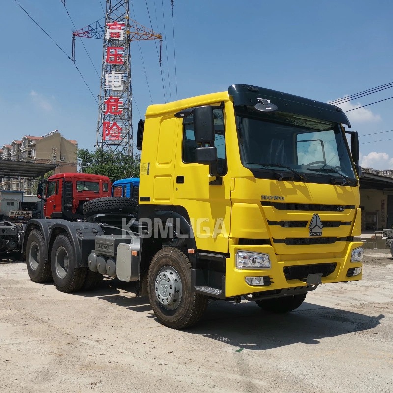 Novo Sinotruck Usado 10 Rodas 6X4 371HP 400HP 430 Prime Mover HOWO Trator Trailer Cabeça Caminhão Trator Preço.