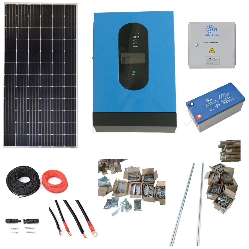 2kw 3kw 5kw 6kw 24V 48V Complete Home Solar Power System Portable Solar Power System