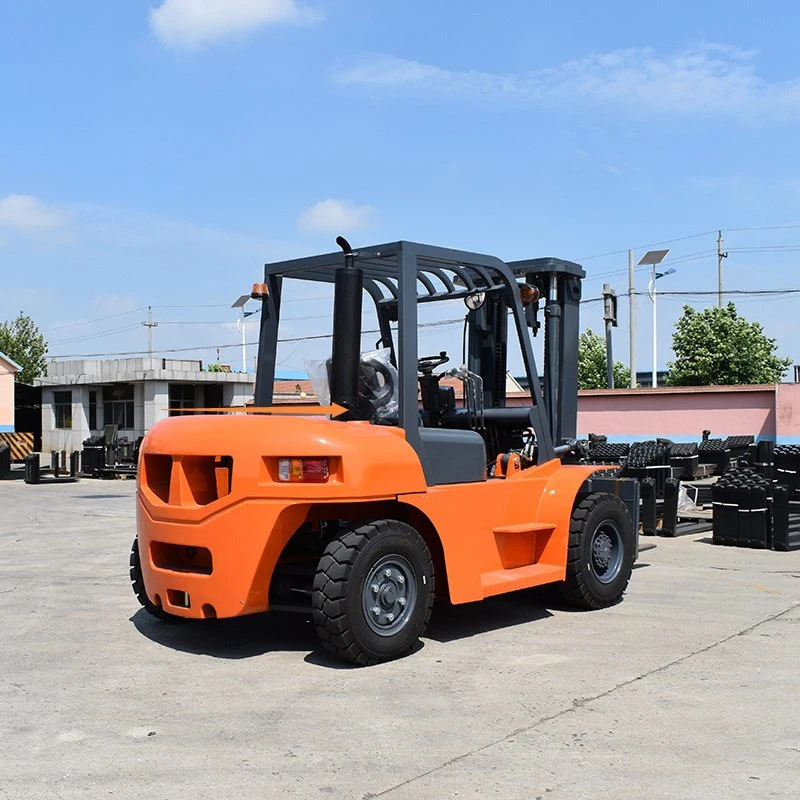 7 Tons Diesel Logistics Mechanical Power Standard Overall Manufacturer Handing Equipment Forklift