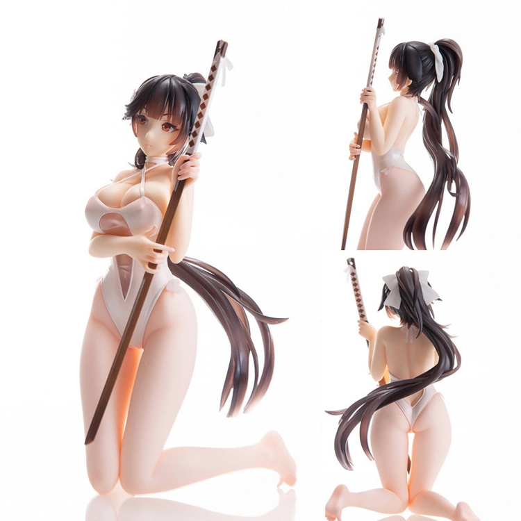 OEM Japanese 5inch Swimwear Lady Model Sexy Anime Figure Custom Decoration Toys