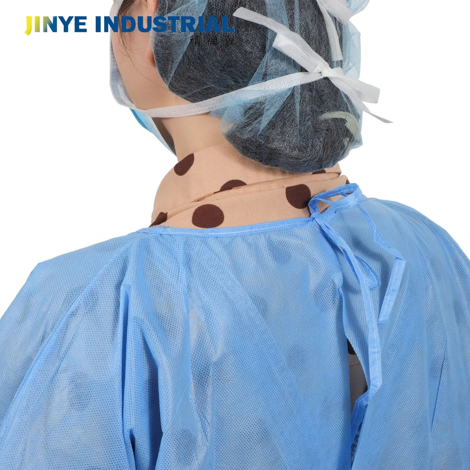 Disposable Sterile 45GSM SMS Non Woven Fabric Medicalstandardsurgical Gown Forhospital