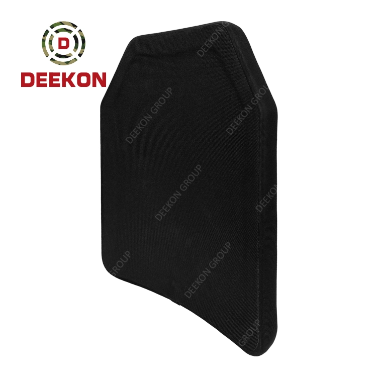 Deekon Safety protection tactique Vest Insert plate PE silicone Carbide Plaque blindée en oxyde d'aluminium