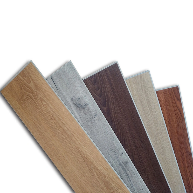 Wood Embossed UV Coating Surface Luxury PVC Tile Vinyl Spc Flooring