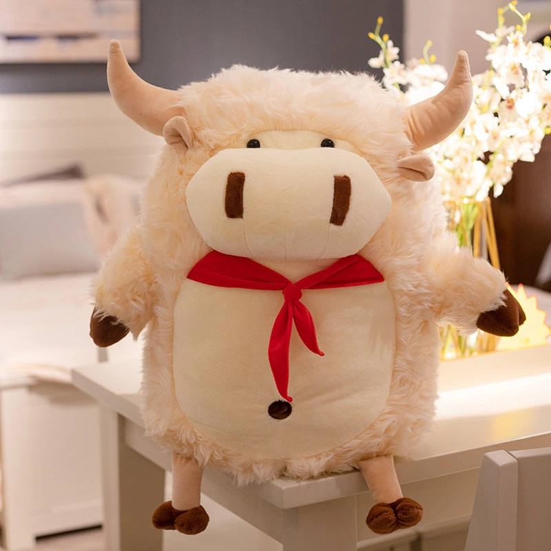 Cute Animal Version Cow Devil King Toy Comfort Plush Toy Children Birthday