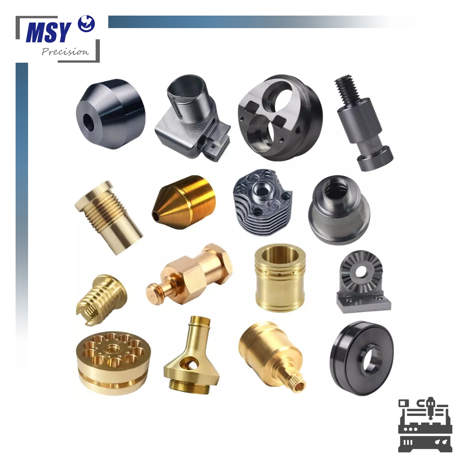 Metal Precision Parts Nitriding Treatment Custom Stainless Steel Electric Equipment Parts Milling Parts