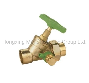 Brass Female Stop Valve with Drain off Cock