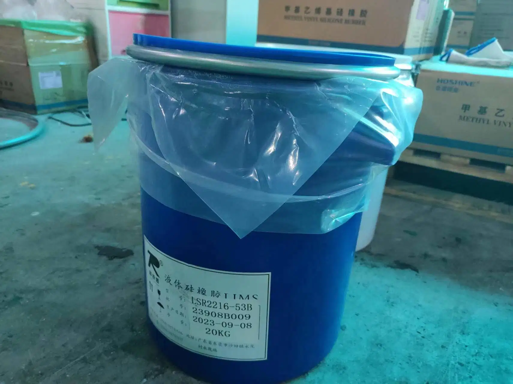 High Transparent Liquid Silicone Rubber Reinforced by Fumed Silica Good Elongation and High Tear Sterngth Trk2316-53A/B