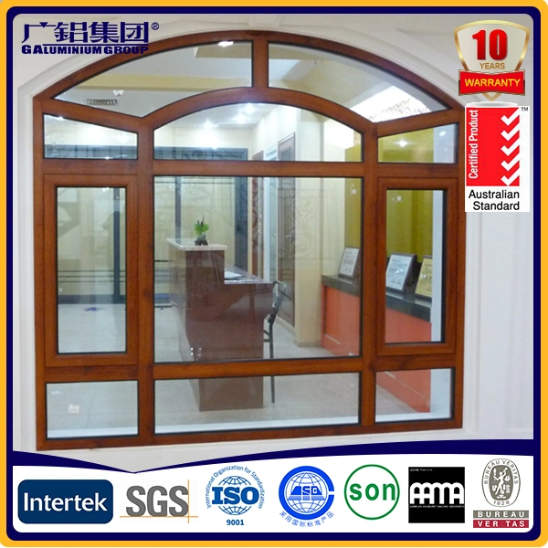 Aluminium Curved Arc Shaped Window